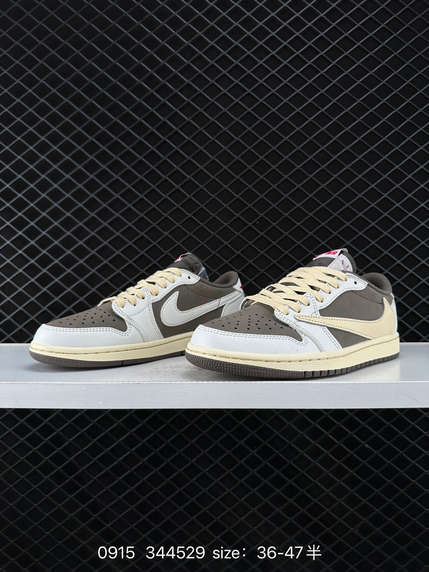 fragment design x Travis Scott x Nike Air Jordan 1 Low OG SP”Black/Green Toe“